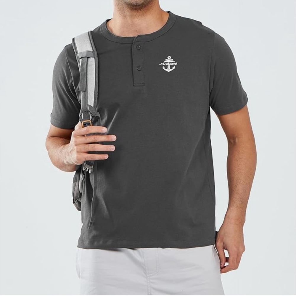 NORTHYARD Men's Henley T-Shirt/SIZE: 3XL/NWT
